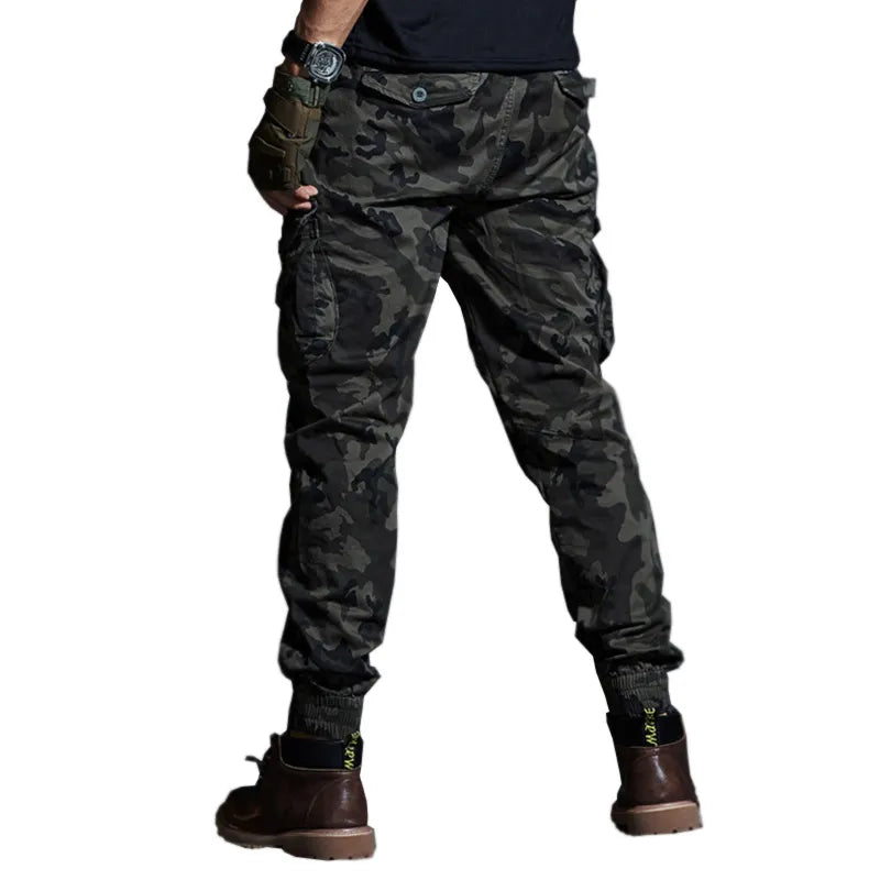 Premium Tactical Cargo Pants Khaki Camo Edition