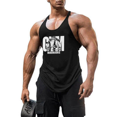 Summer Y Back Gym Stringer Tank Top Men Cotton Clothing Bodybuilding Sleeveless Shirt Fitness Vest Muscle Singlets Workout Tank