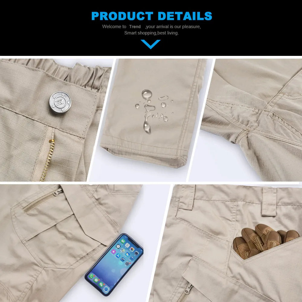 Urban Tactical Pants: Multiple Pockets, Slim Fit