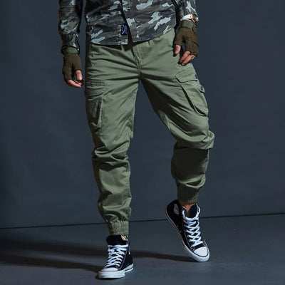 Premium Tactical Cargo Pants Khaki Camo Edition