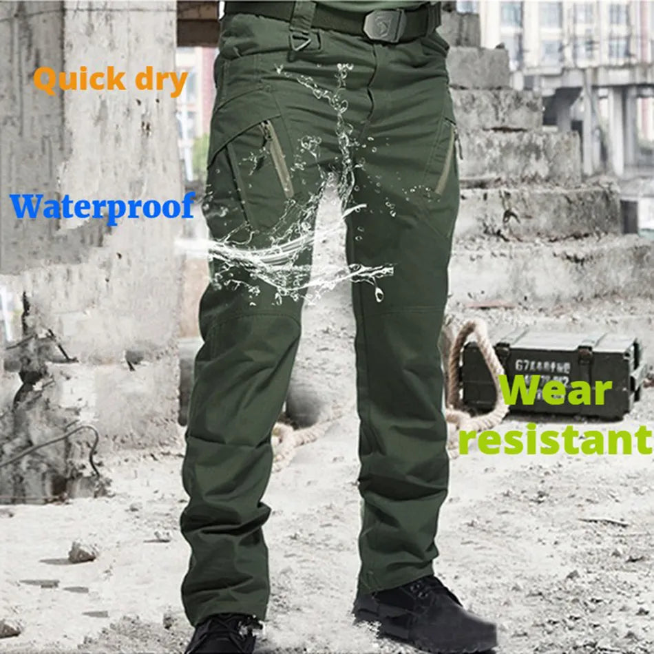 Urban Tactical Pants: Multiple Pockets, Slim Fit