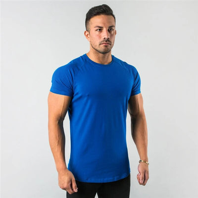 Stylish Muscle Fit T-Shirt: Short Sleeve Gymwear