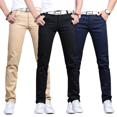 Classic Men's Spring-Summer Stretch Jeans in 9 Colors