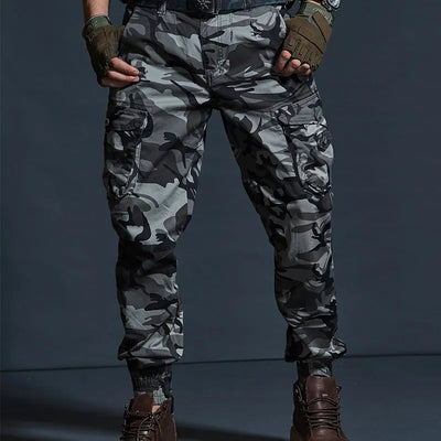 Premium Tactical Cargo Pants Khaki Camo Edition