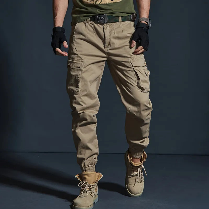 Premium Tactical Cargo Pants Khaki Camo Edition