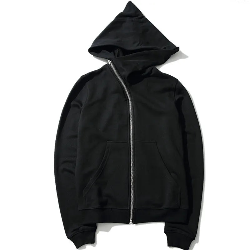 Harajuku Zipper Hoodie: Hip Hop Swag Style