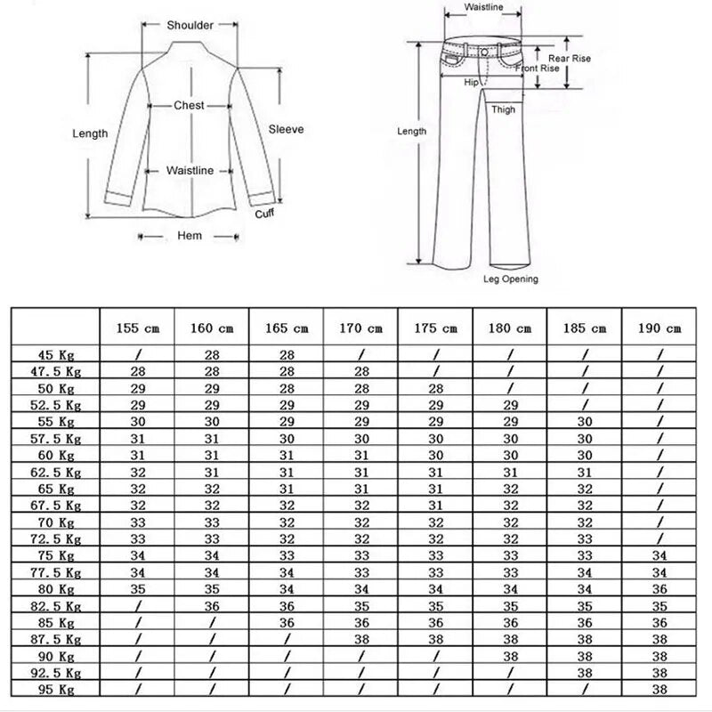 Classic Men's Spring-Summer Stretch Jeans in 9 Colors