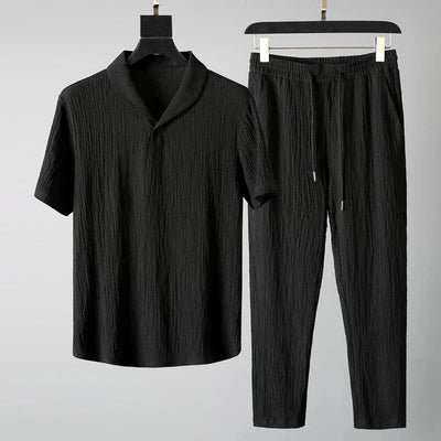 2023 summer men fashion classic shirt  (Shirt + trousers)