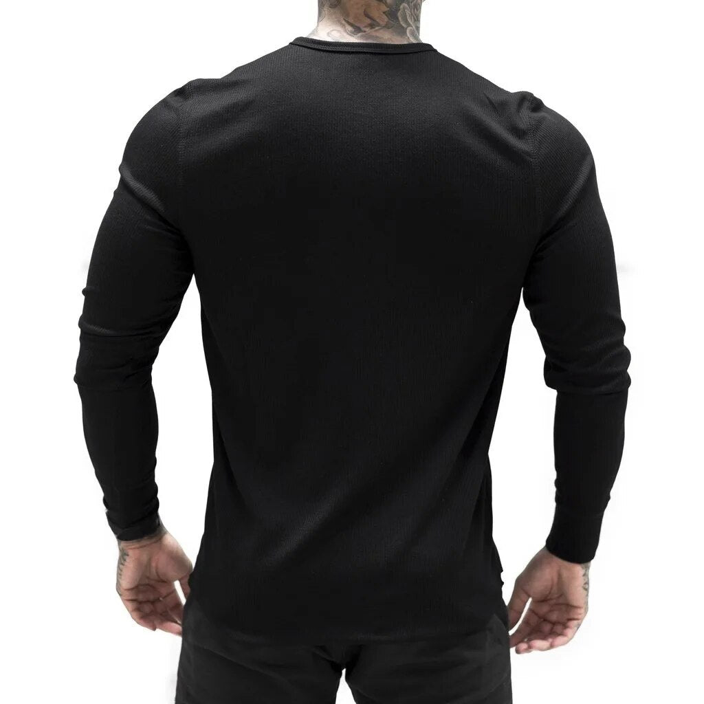 2023 High-Quality Long Sleeve Men's Polo T-shirt