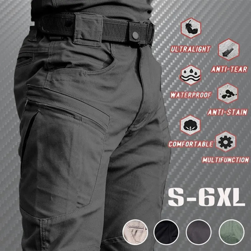 2023 Waterproof Tactical Cargo Pants for Men