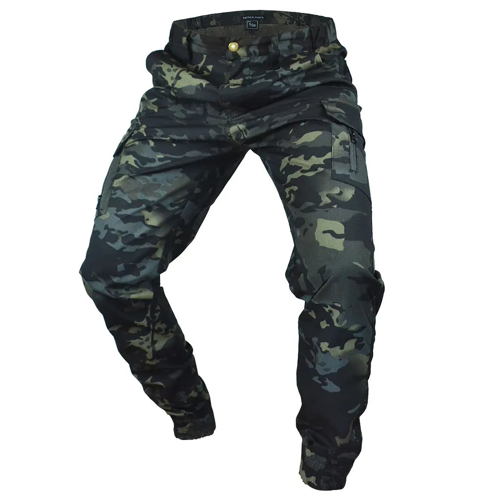 Mege Camo Cargo Joggers: Tactical Streetwear