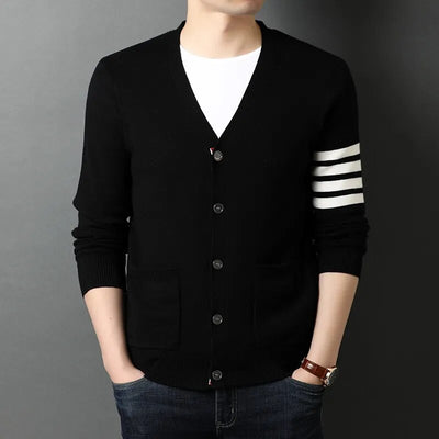 New Autumn/Winter Knitted Cardigan: Korean Casual Style (M-3XL