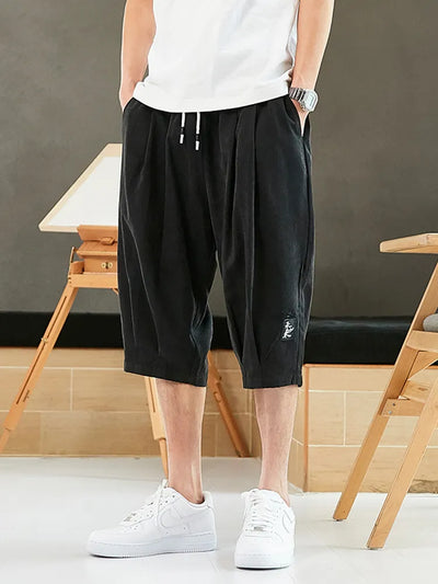 Chinese-Style Plus Size Summer Harem Pants: Casual Comfort (8XL)