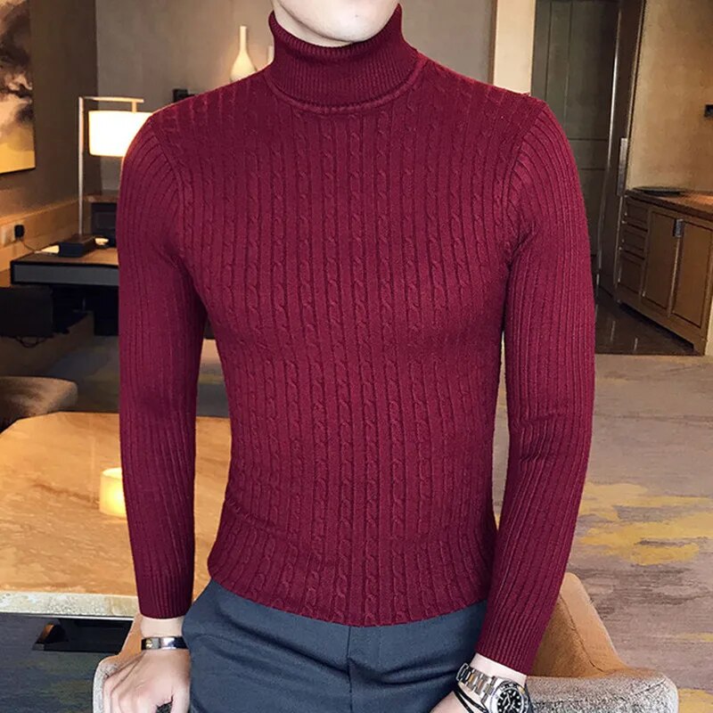 Brand Men Turtleneck Sweaters and Pullovers