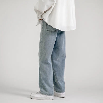 Korean Baggy Jeans Classic All-Match Denim