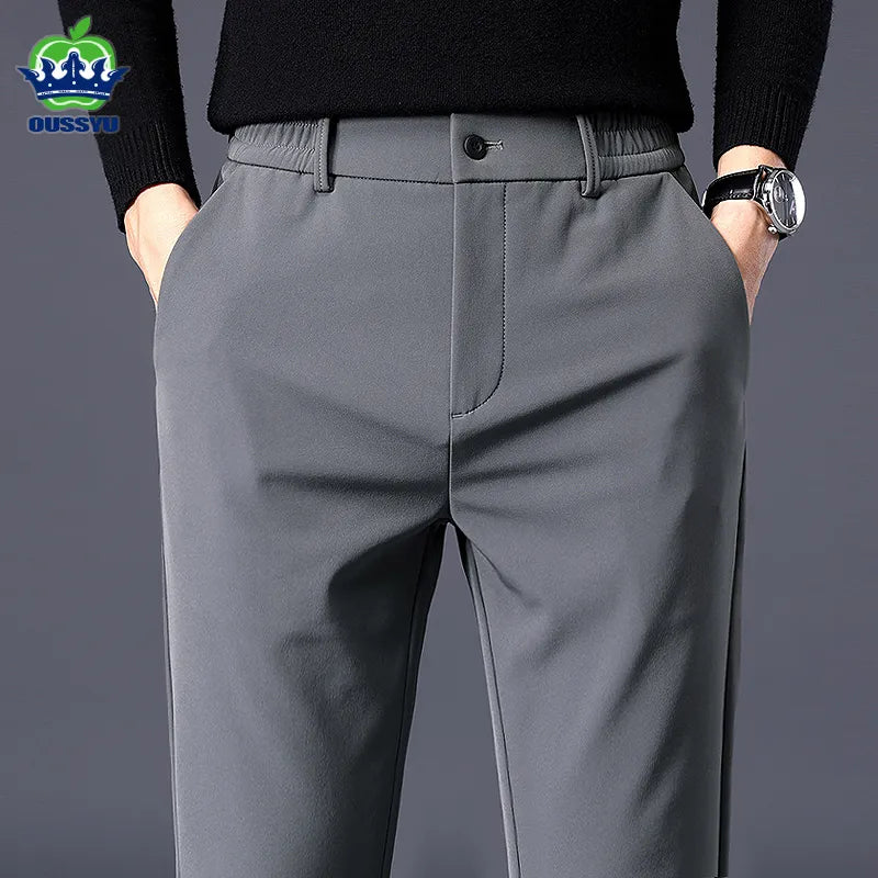 Autumn-Winter Men's Stretch Slim-Fit Casual Pants