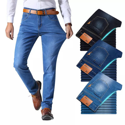 Brother Wang Classic Business Casual Men's Jeans