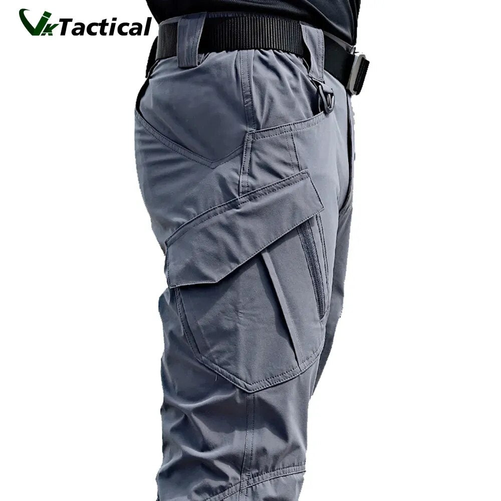 Urban Tactical Pants: Multiple Pockets, Slim Fit