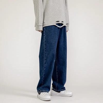 Korean Baggy Jeans Classic All-Match Denim