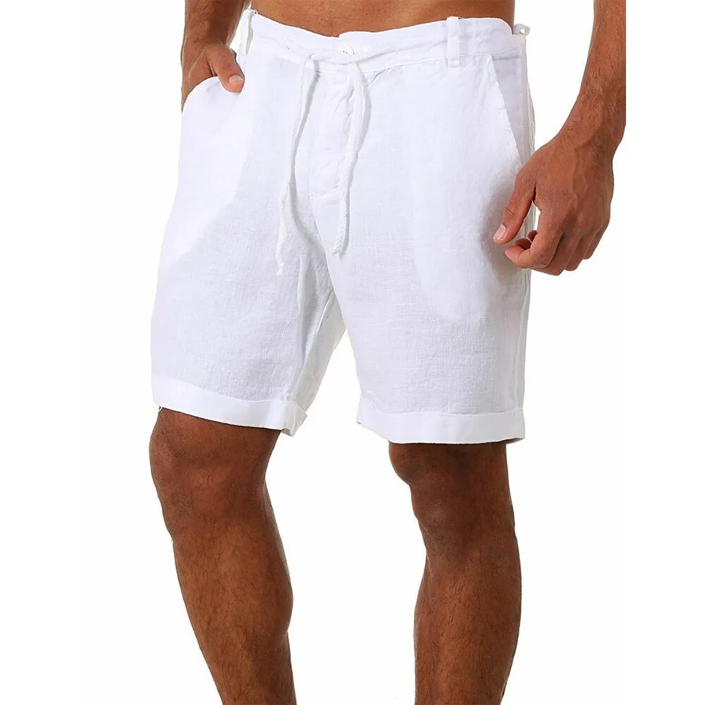 KB 2023 Summer Linen Shorts Breathable Comfort