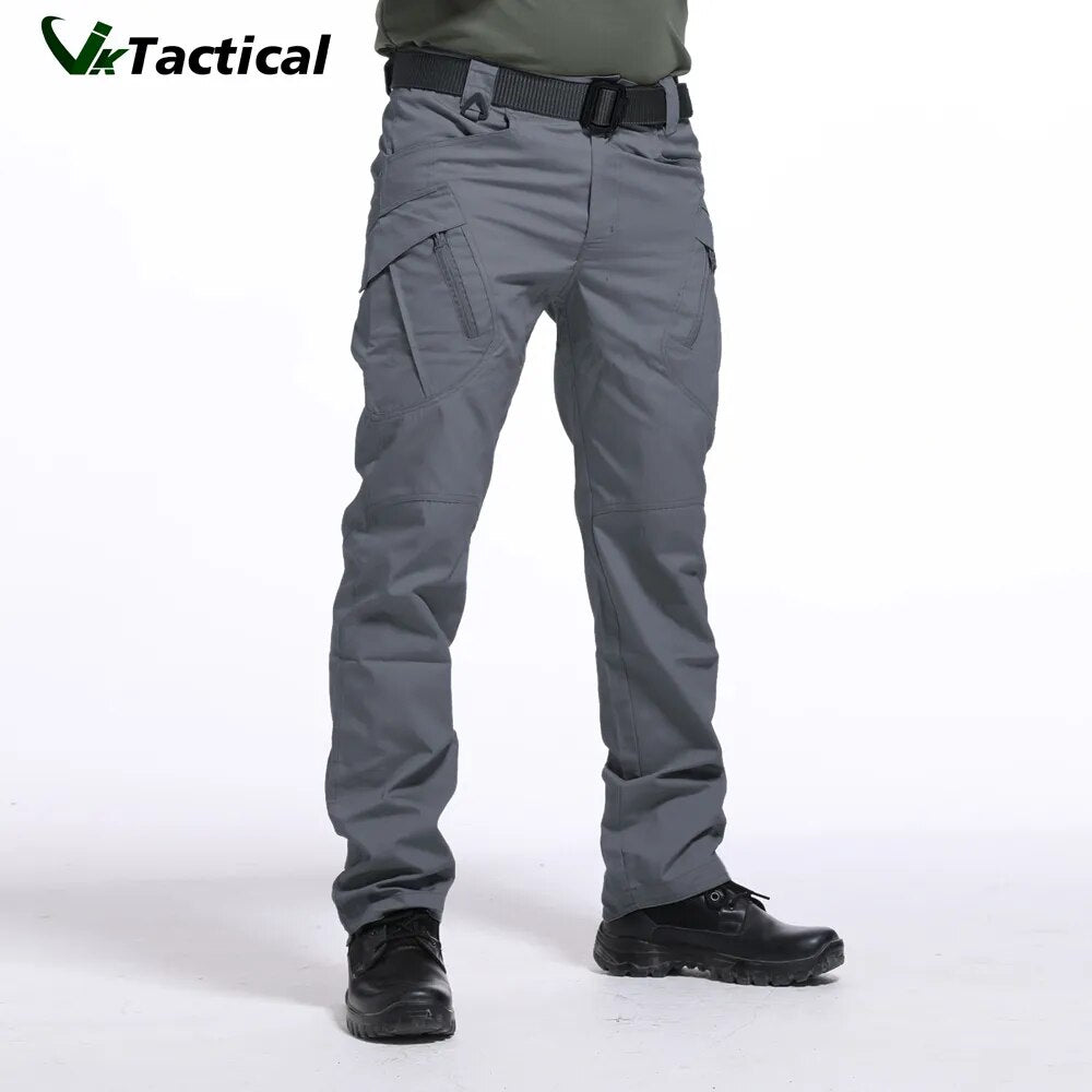 Urban Tactical Pants: Multiple Pockets, Slim Fit