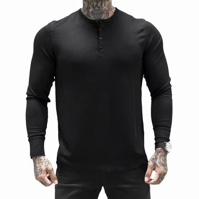 2023 High-Quality Long Sleeve Men's Polo T-shirt