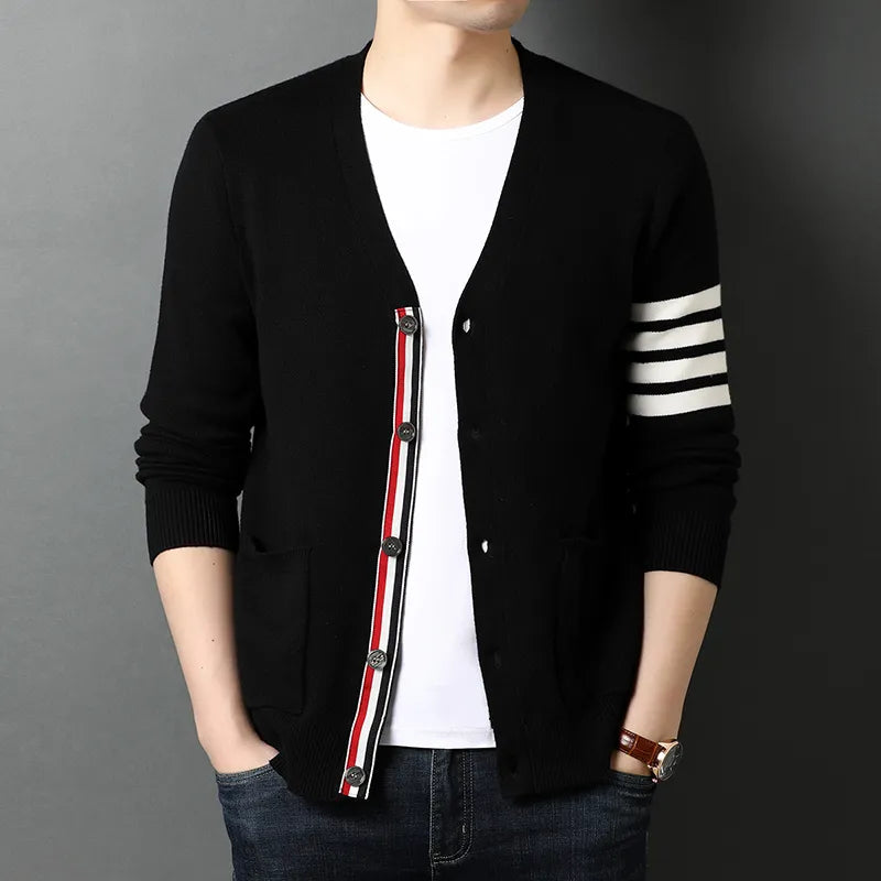 New Autumn/Winter Knitted Cardigan: Korean Casual Style (M-3XL