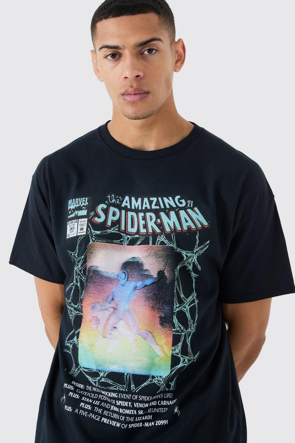 OVERSIZED SPIDERMAN HOLOGRAPHIC LICENSE T-SHIRT