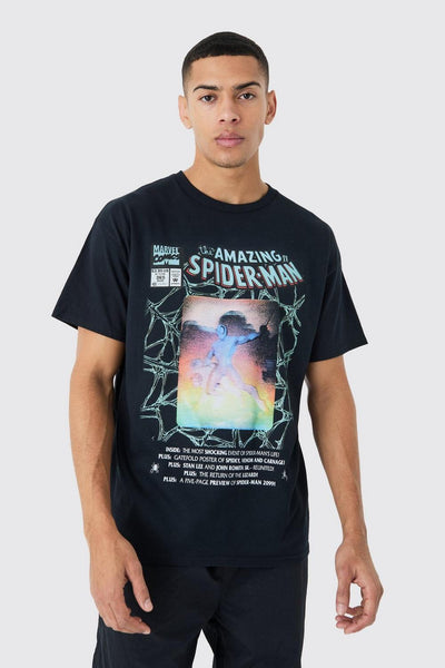 OVERSIZED SPIDERMAN HOLOGRAPHIC LICENSE T-SHIRT